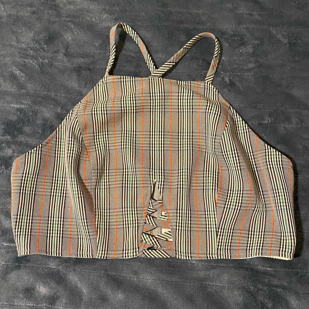 Papaya Multicolor Striped Tank Top